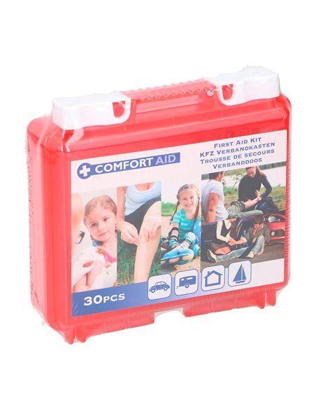KIT PRIMEROS AUXILIOS 30 PIEZAS