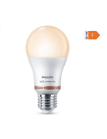 Bombilla led standard E27 8W 2.700k-6.500k 806lm wifi PHILIPS WIZ