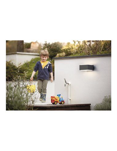 APLIQUE E27 NEGRO HEDGEHOG PHILIPS