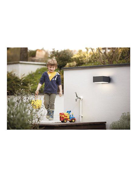 APLIQUE E27 NEGRO HEDGEHOG PHILIPS