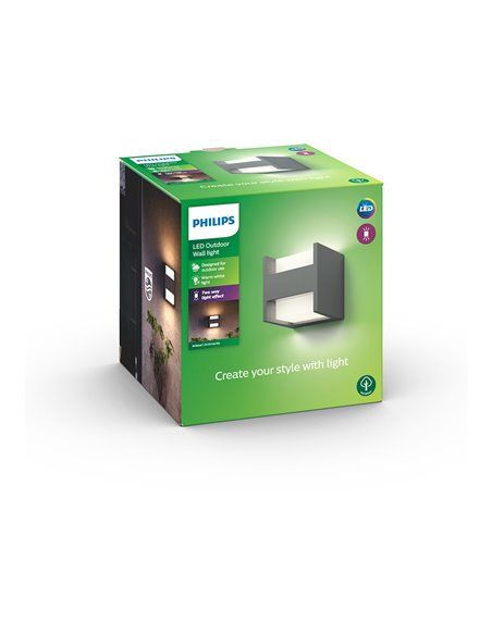 APLIQUE LED 2x4 ,5W 800lm 4000K MOD. ARBOUR PHILIPS