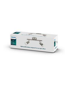 REGLETA 2 ELEMENTOS MOD. LIMBALI GU10 28,5x10x15,5cm PHILIPS 2