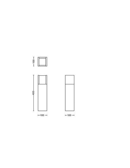 BALIZA LED 6W 600lm 4000K 40cm. MOD. ARBOUR PHILIPS