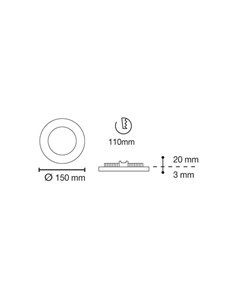 Downlight LED Novo Lux 6W 4000K Blanco 2
