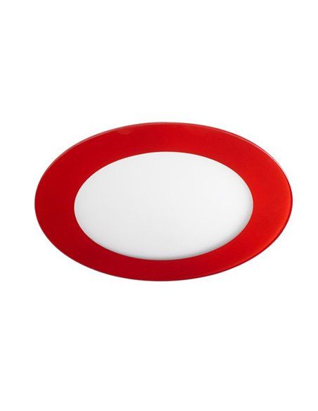 Downlight LED Novo Lux 6W 4000K Rojo