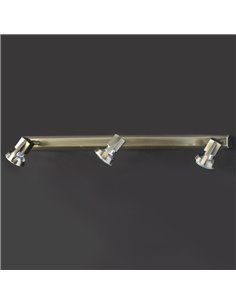 Regleta Arco Cuero 3XGU10