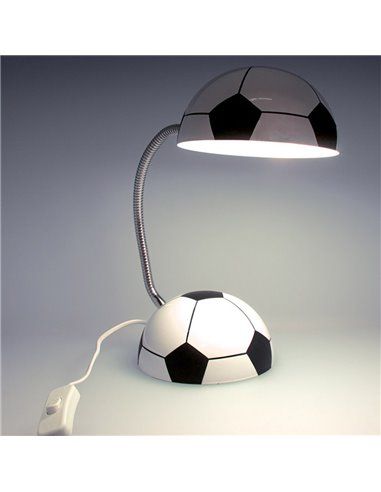 Candeeiro de mesa infantil Champio com desenho de bola