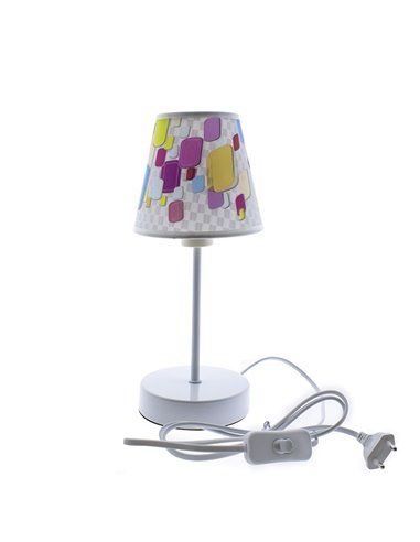 Lámpara de mesa infantil multicolor Candy