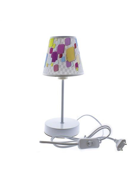 Lámpara de mesa infantil multicolor Candy