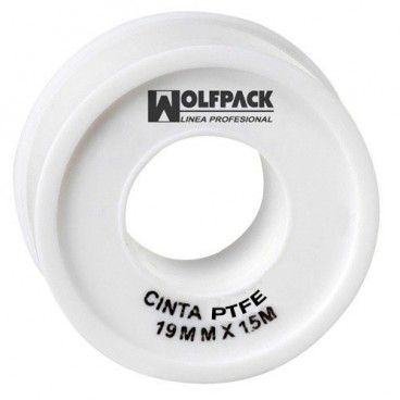 Cinta PTFE Wolfpack 19 mm. x 50 m. Grueso.