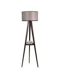 Lámpara de pie de madera Model 1 beige