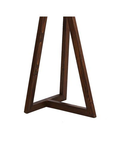Lámpara de pie de madera Model 4 gris