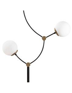 Lámpara de pie con tulipas de cristal Model 5 2