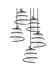Lámpara de techo de 5 luces Model 6 regulable en altura 2