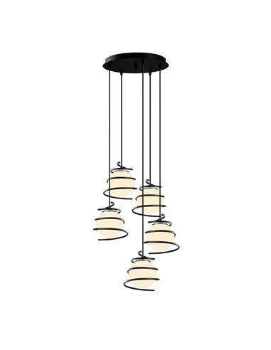 Lámpara de techo de 5 luces Model 6 regulable en altura