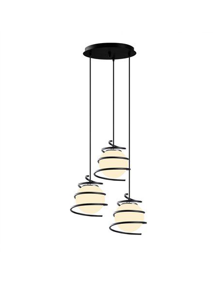 Candeeiro de teto ajustável em altura com 3 luzes modelo 6