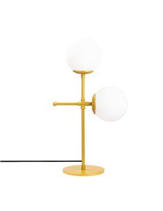 Lámpara de mesa dorada con dos luces Model 8