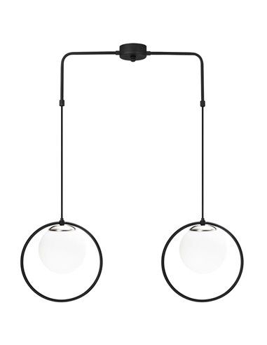Modelo 10 Candeeiro de teto pendente com 2 luzes