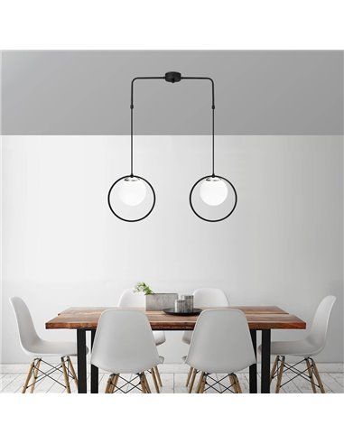 Lámpara de techo colgante de 2 luces Model 10