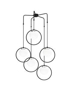 Candeeiro de teto pendente modelo 10 com 5 luzes