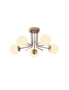 Plafón de techo dorado de 5 luces Model 12