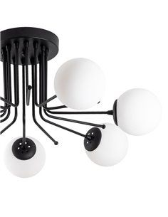 Plafón de techo negro de 7 luces Model 12 2