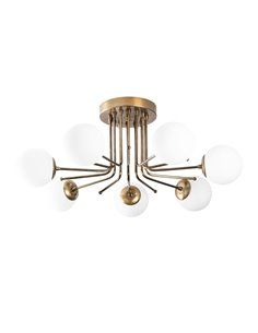 Plafón de techo dorado de 7 luces Model 12