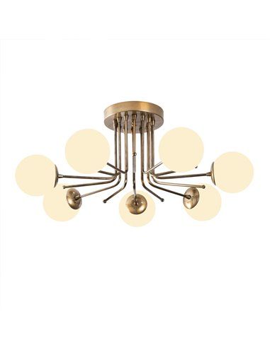 Plafón de techo dorado de 7 luces Model 12