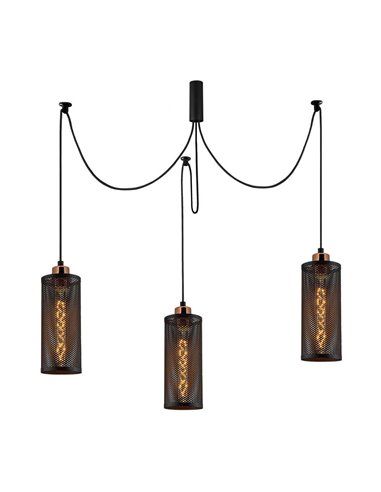 Lámpara de techo oclgante de tres luces Modelo 13