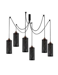 Lámpara de techo colgante de seis luces Modelo 13 2