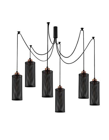 Luminária de teto suspensa de seis luzes Modelo 13