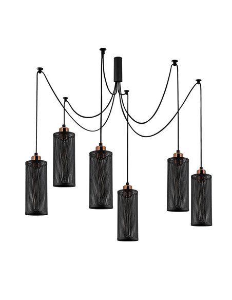 Luminária de teto suspensa de seis luzes Modelo 13