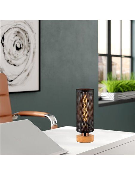 Lámpara de mesa con madera Model 13