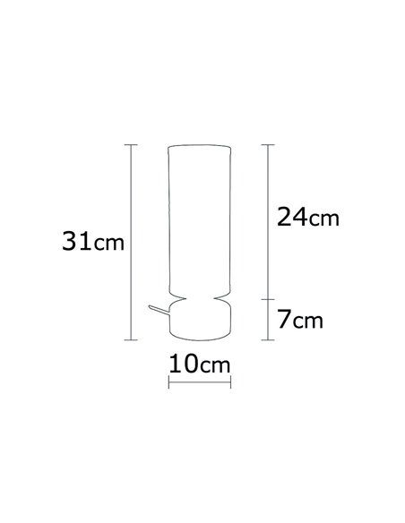Lámpara de mesa con madera Model 13