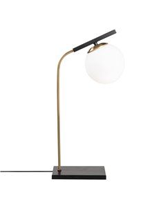 Lámpara de mesa negra y dorada Model 15 2
