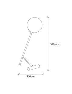 Candeeiro de mesa preto com abajur branco Modelo 17 2