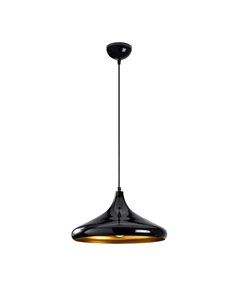 Lámpara de techo colgante negra y dorada. Model 24 2