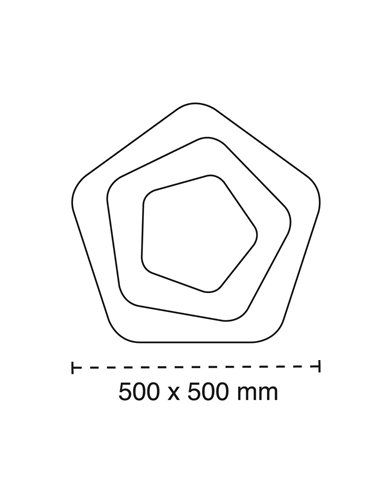 Plafón Smart Nox 90W 3CCT regulable