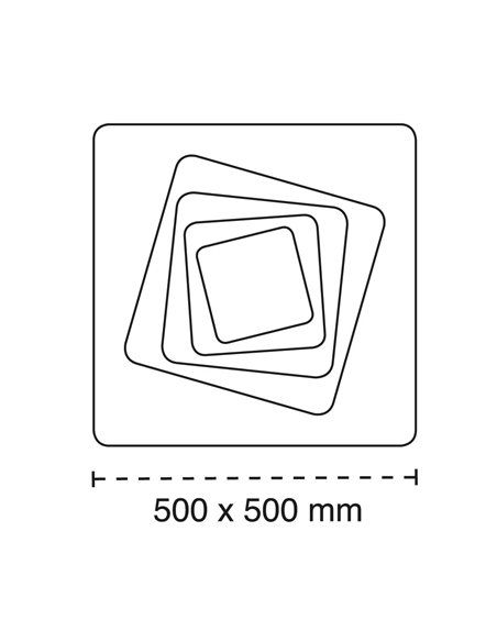 Plafón Smart Ara 70W 3CCT regulable