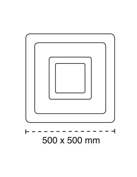 Plafón Smart Otie 3D 90W 3CCT regulable