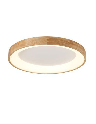 Plafon LED de madeira natural Mad 52W