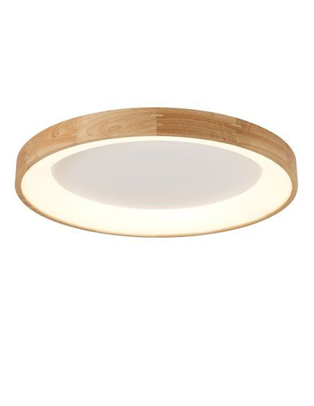 Plafón led Mad 56W madera natural