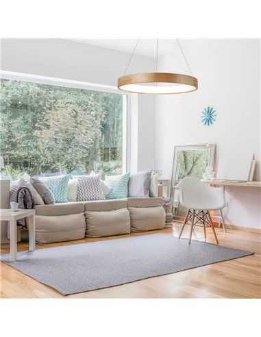 Lámpara de techo led Mad 42W madera natural