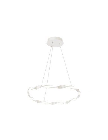 Candeeiro de teto LED branco areia 22W