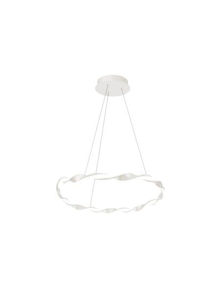 Candeeiro de teto LED branco areia 22W