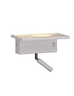 Rob 5W+3W USB LED luz de parede e carregador sem fio