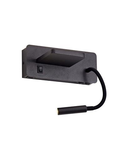 Rob2 Aplique LED 5W+3W USB e carregador sem fio