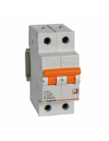 INT.AUT LEGRAND RX3 2P 25A C 6000A NO ACC NAR