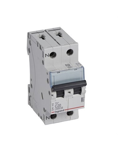 INT.AUT LEGRAND TX3 1PN 20A C 6000A ACC