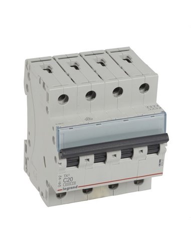 INT.AUT LEGRAND TX3 4P 20A C 6000A ACC